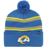 Los Angeles Rams '47 Fadeout Cuffed Knit Hat with Pom Royal | 47 brand