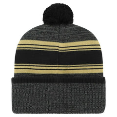 New Orleans Saints '47 Fadeout Cuffed Knit Hat with Pom Black | 47 brand