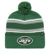 New York Jets '47 Fadeout Cuffed Knit Hat with Pom Green | 47 brand
