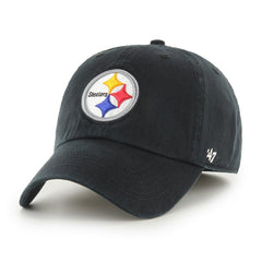 Pittsburgh Steelers '47 Franchise Logo Fitted Hat Black | 47 brand