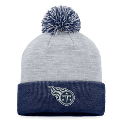 Tennessee Titans Women's Cuffed Knit Hat with Pom Gray | Fanatics