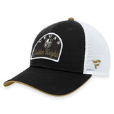 Vegas Golden Knights Fanatics Fundamental Adjustable Hat - Black/White - NHL