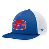 New York Rangers Fanatics Foam Front Patch Trucker Snapback Hat - Navy/White - NHL