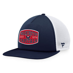 Washington Capitals Fanatics Foam Front Patch Trucker Snapback Hat - Navy/White - NHL