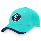 Seattle Kraken Fanatics Fundamental Adjustable Hat - Light Blue - NHL