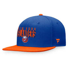 New York Islanders Fanatics Fundamental Colorblocked Snapback Hat - Royal/Orange - NHL