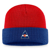 Colorado Rockies Fanatics Heritage Vintage Cuffed Knit Hat - MLB