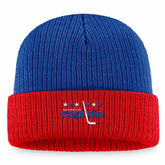 Washington Capitals Fanatics Heritage Vintage Cuffed Knit Hat - Blue/Red - NHL