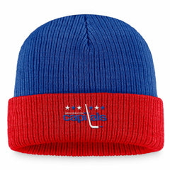 Washington Capitals Fanatics Heritage Vintage Cuffed Knit Hat - Blue/Red - NHL