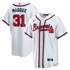 Greg Maddux Atlanta Braves Nike Home Retired Player Replica Jersey - MLB