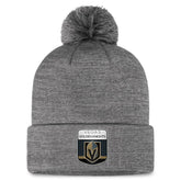 Vegas Golden Knights Fanatics Authentic Pro Home Ice Cuffed Knit Hat with Pom - Gray - NHL
