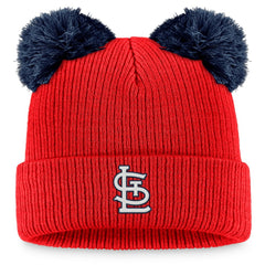 St. Louis Cardinals Fanatics Women's Double Pom Cuffed Knit Hat - MLB