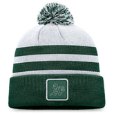 Athletics Fanatics Cuffed Knit Hat with Pom - MLB