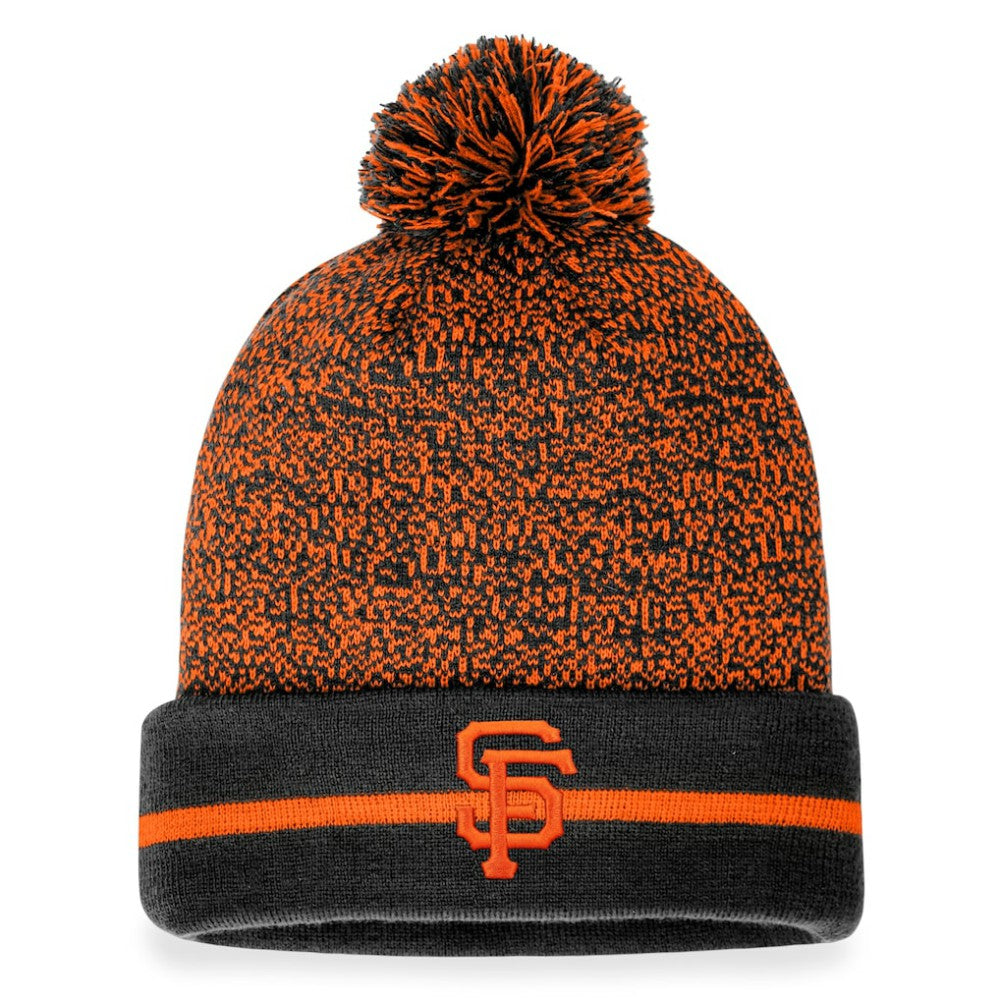 San Francisco Giants Fanatics Space-Dye Cuffed Knit Hat with Pom - MLB