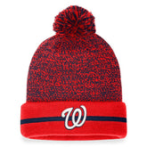 Washington Nationals Fanatics Space-Dye Cuffed Knit Hat with Pom - MLB