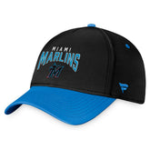Miami Marlins Fanatics Stacked Logo Flex Hat - MLB