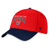 Washington Nationals Fanatics Stacked Logo Flex Hat - MLB