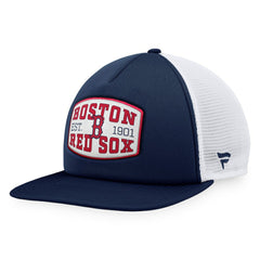 Boston Red Sox Fanatics Foam Front Patch Trucker Snapback Hat - MLB