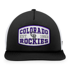 Colorado Rockies Fanatics Foam Front Patch Trucker Snapback Hat - MLB