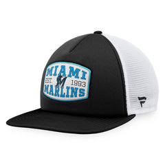 Miami Marlins Fanatics Foam Front Patch Trucker Snapback Hat - MLB