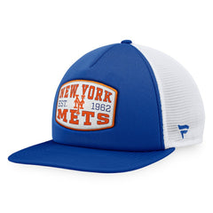 New York Mets Fanatics Foam Front Patch Trucker Snapback Hat - MLB