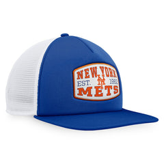 New York Mets Fanatics Foam Front Patch Trucker Snapback Hat - MLB