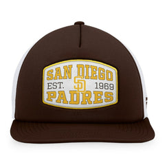 San Diego Padres Fanatics Foam Front Patch Trucker Snapback Hat - MLB