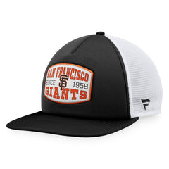 San Francisco Giants Fanatics Foam Front Patch Trucker Snapback Hat - MLB