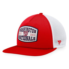 Washington Nationals Fanatics Foam Front Patch Trucker Snapback Hat - MLB