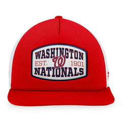 Washington Nationals Fanatics Foam Front Patch Trucker Snapback Hat - MLB
