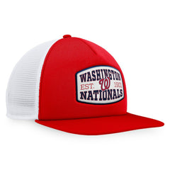 Washington Nationals Fanatics Foam Front Patch Trucker Snapback Hat - MLB