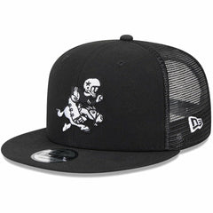 Dallas Cowboys New Era Retro Joe Main Trucker 9FIFTY Snapback Hat Black | NFL