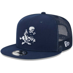 Dallas Cowboys New Era Retro Joe Main Trucker 9FIFTY Snapback Hat Navy | NFL