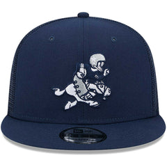 Dallas Cowboys New Era Retro Joe Main Trucker 9FIFTY Snapback Hat Navy | NFL
