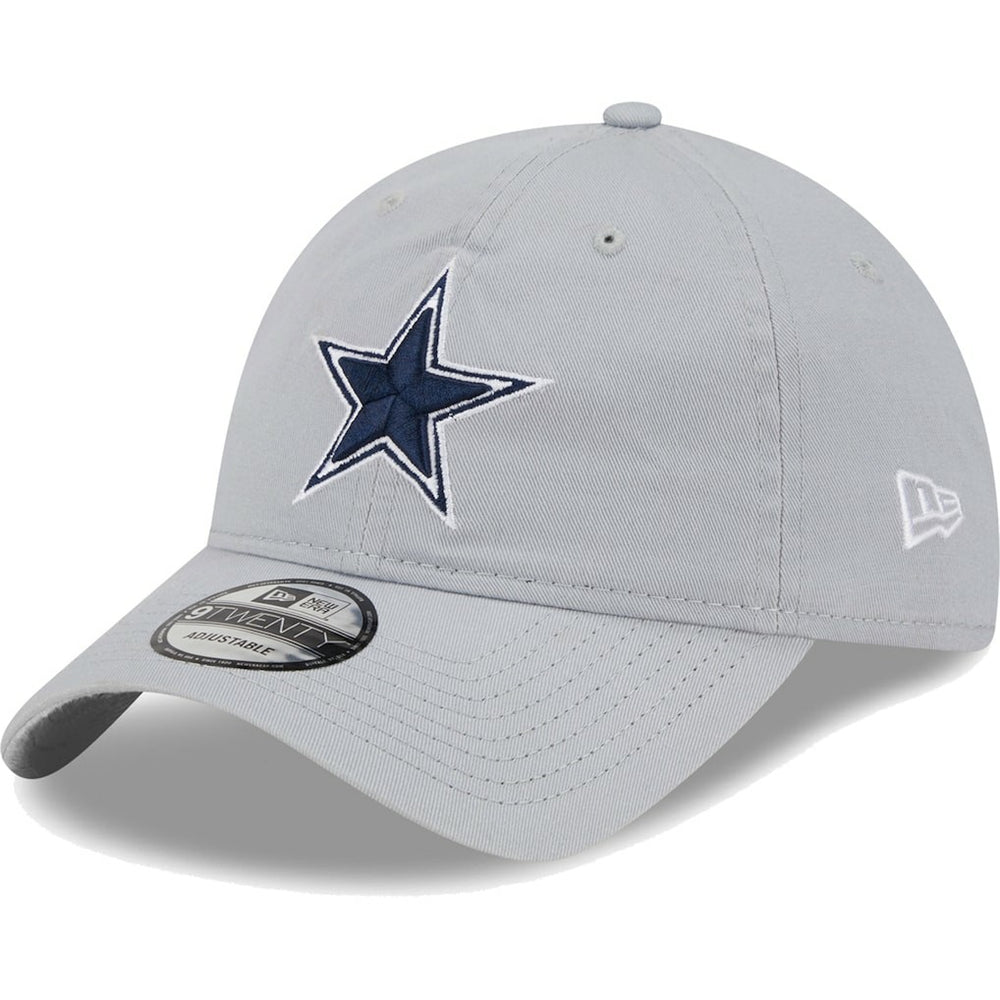 Dallas Cowboys New Era Main Core Classic 2.0 9TWENTY Adjustable Hat Gray | NFL