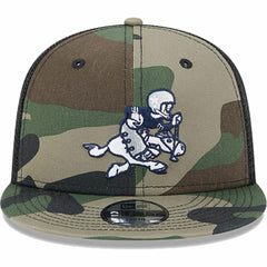 Dallas Cowboys New Era Youth Retro Joe Main Trucker 9FIFTY Snapback Hat Camo | NFL