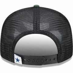 Dallas Cowboys New Era Youth Main Trucker 9FIFTY Snapback Hat Camo | NFL