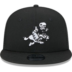 Dallas Cowboys New Era Youth Retro Joe Main B-Dub 9FIFTY Trucker Adjustable Hat Black | NFL