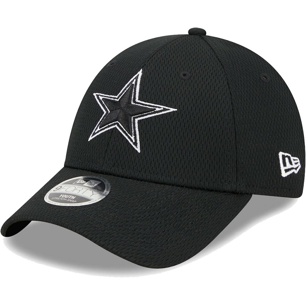 Dallas Cowboys New Era Youth Main B-Dub 9FORTY Adjustable Hat Black | NFL