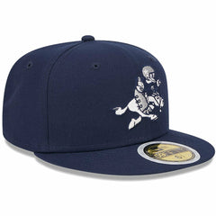 Dallas Cowboys New Era Youth 1966-69 Gridiron Classics Retro Joe Throwback Logo Main 59FIFTY Fitted Hat Navy | NFL