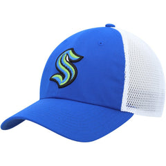Seattle Kraken adidas Color Pop Trucker Adjustable Hat - Blue - NHL