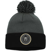 Vegas Golden Knights adidas Women's Laurel Cuffed Knit Hat with Pom - Gray - NHL