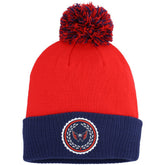 Washington Capitals adidas Women's Laurel Cuffed Knit Hat with Pom - Red - NHL