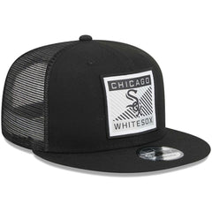 Chicago White Sox New Era Scratch Squared Trucker 9FIFTY Snapback Hat - MLB