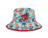 Washington Nationals New Era Tropic Floral Bucket Hat Hats - MLB