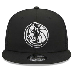 Dallas Mavericks 9FIFTY Snapback Trucker Hat Black - NBA