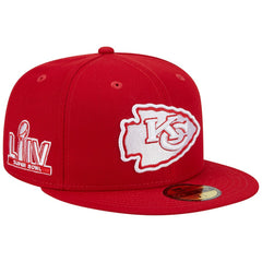Kansas City Chiefs New Era Super Bowl LIV Main Patch 59FIFTY Fitted Hat Scarlet | NFL