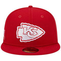 Kansas City Chiefs New Era Super Bowl LIV Main Patch 59FIFTY Fitted Hat Scarlet | NFL
