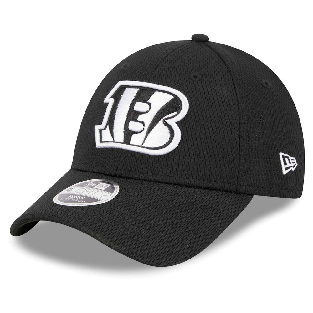 Cincinnati Bengals New Era Youth Main B-Dub 9FORTY Adjustable Hat Black | NFL