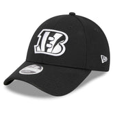 Cincinnati Bengals New Era Youth Main B-Dub 9FORTY Adjustable Hat Black | NFL